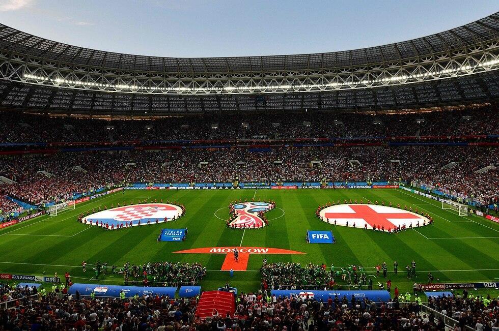 Хорватия - Англия. Фото:  AFP