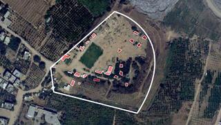 תצ"א ממפקדת גדוד חמאס בבית לאהיא