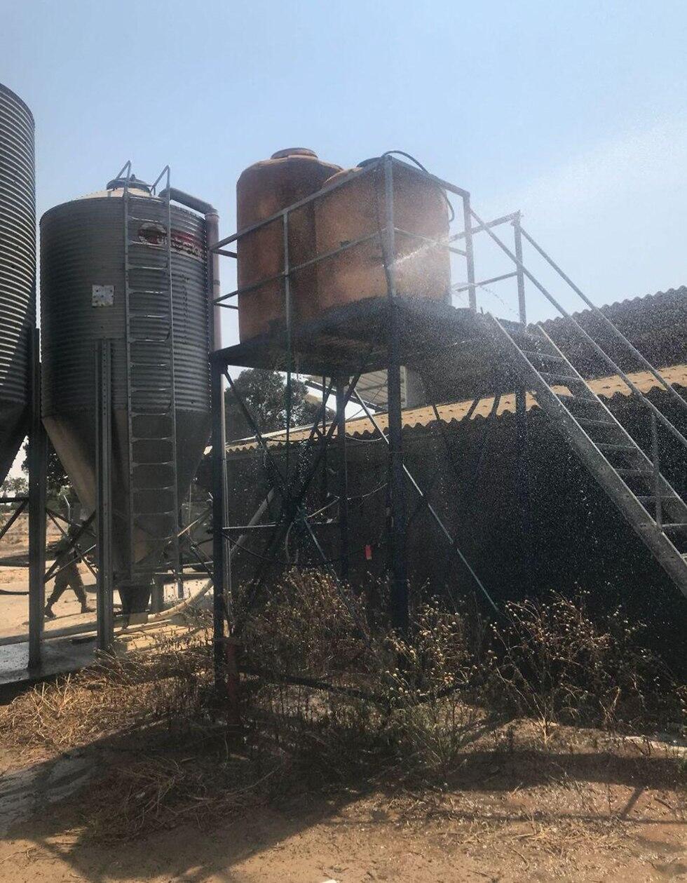 Damage caused to chicken coop in Eshkol