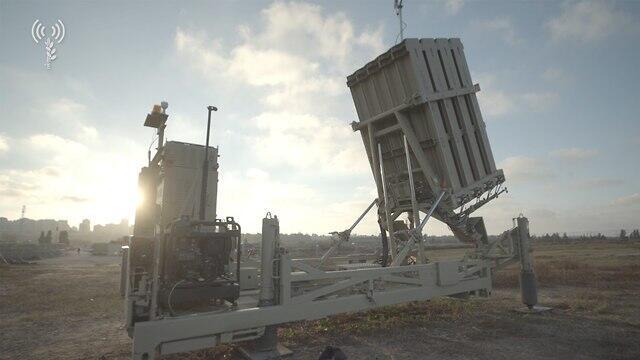 Iron Dome system in central Israel