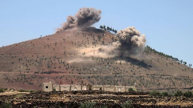 Syrian army attack in Quneitra