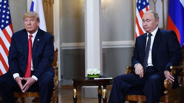 Встреча Трампа и Путина в Хельсинки. Фото: AFP