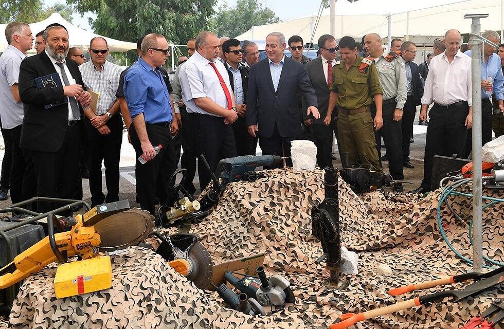 Security Cabinet members visiting the homefront (צילום: קובי גדעון, לע"מ) Security Cabinet members visiting the homefront