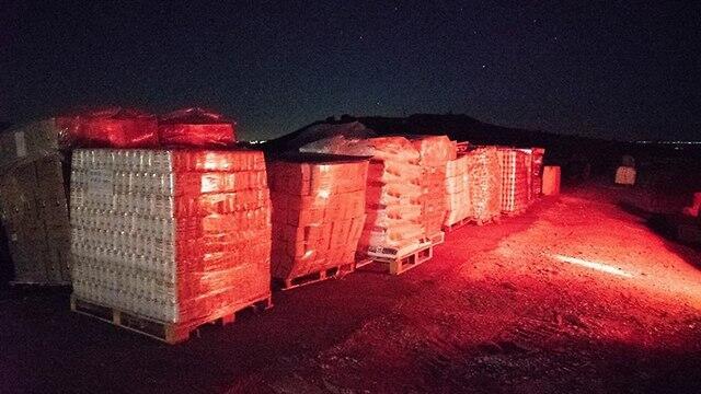 Гумпомощь. Фото: пресс-служба ЦАХАЛа (צילום: דובר צה"ל) Гумпомощь. Фото: пресс-служба ЦАХАЛа