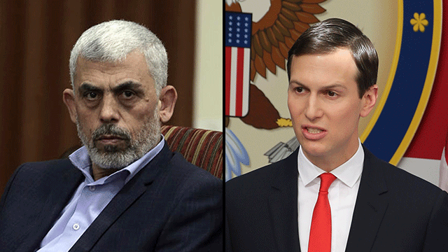 Главарь ХАМАСа и Кушнер. Фото: АР