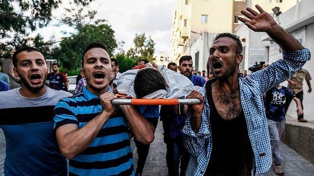 Gaza border violence (צילום: AFP) Gaza border violence