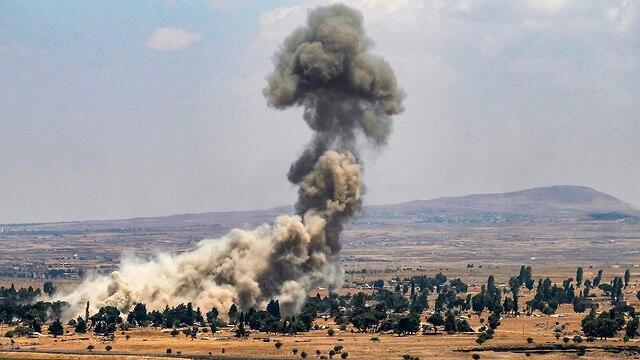Бои в районе сирийско-израильской границы. Фото: AFP
