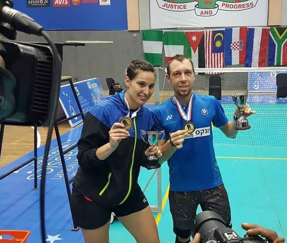 Миша и Ксения. Фото: федерация бадминтона