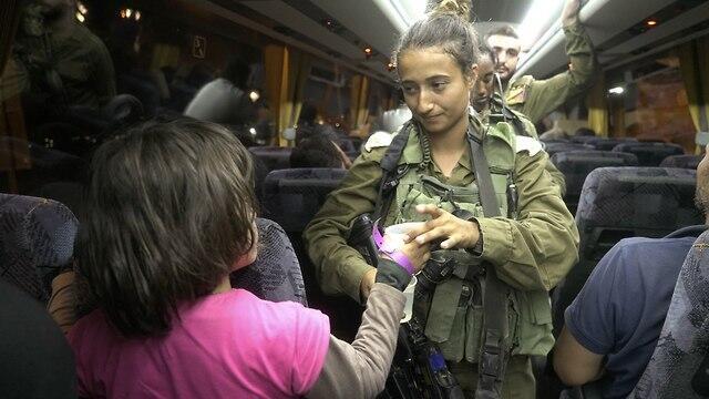 IDF troops take Syrian civilians out of war-torn south