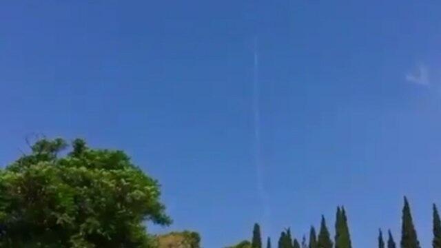 David's Sling missile launched in Safed
