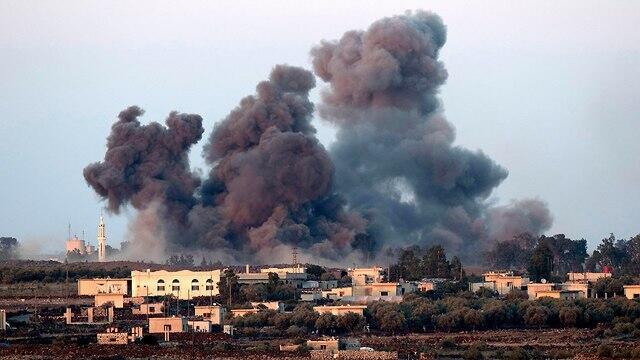Удар по Сирии. Фото: ЕРА (צילום: EPA) Удар по Сирии. Фото: ЕРА