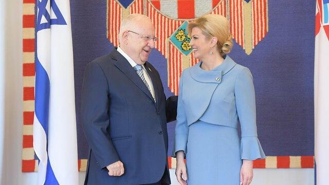 Rivlin in his official visit to Croatia