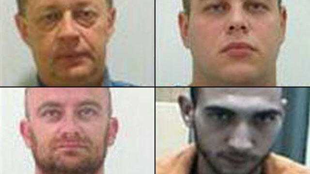 Подозреваемые (по часовой стрелке): Йосеф Эвен-Хен, Илья Кучинский, Максим Капитонов и Александр Клейман