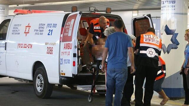 Раненые доставлены в больницу "Хадасса - Хар ха-Цофим". Фото: Охад Цвайгенберг