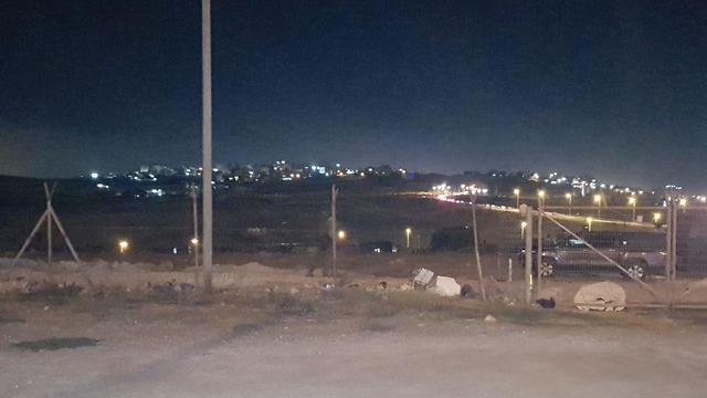 The fence thorough which the terrorist infiltrated the settlement 