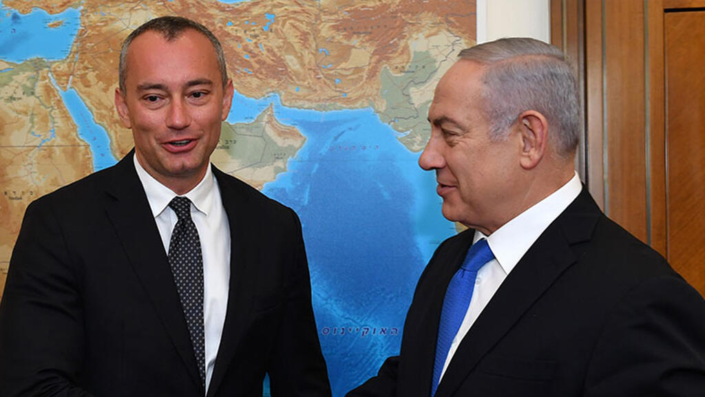 Mladenov with Benjamin Netanyahu (Photo: Kobi Gideon/ GPO) ביבי נתניהו וניקולאי מלאדנוב