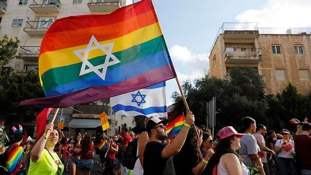 Pride parade in Jerusalem in 2018 