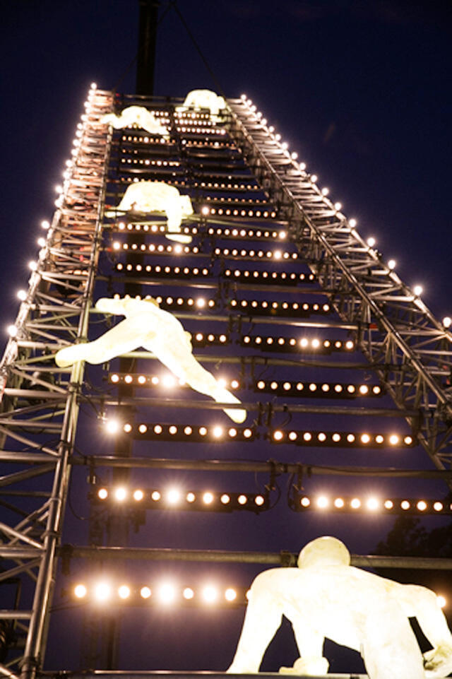 На фестивале света в Беэр-Шеве. Фото: Диего Миттельберг