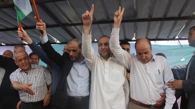 Демонстрация ХАМАСа на границе сектора Газы