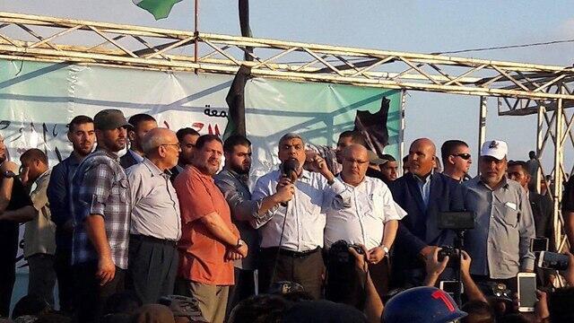 Делегация ХАМАСа на границе