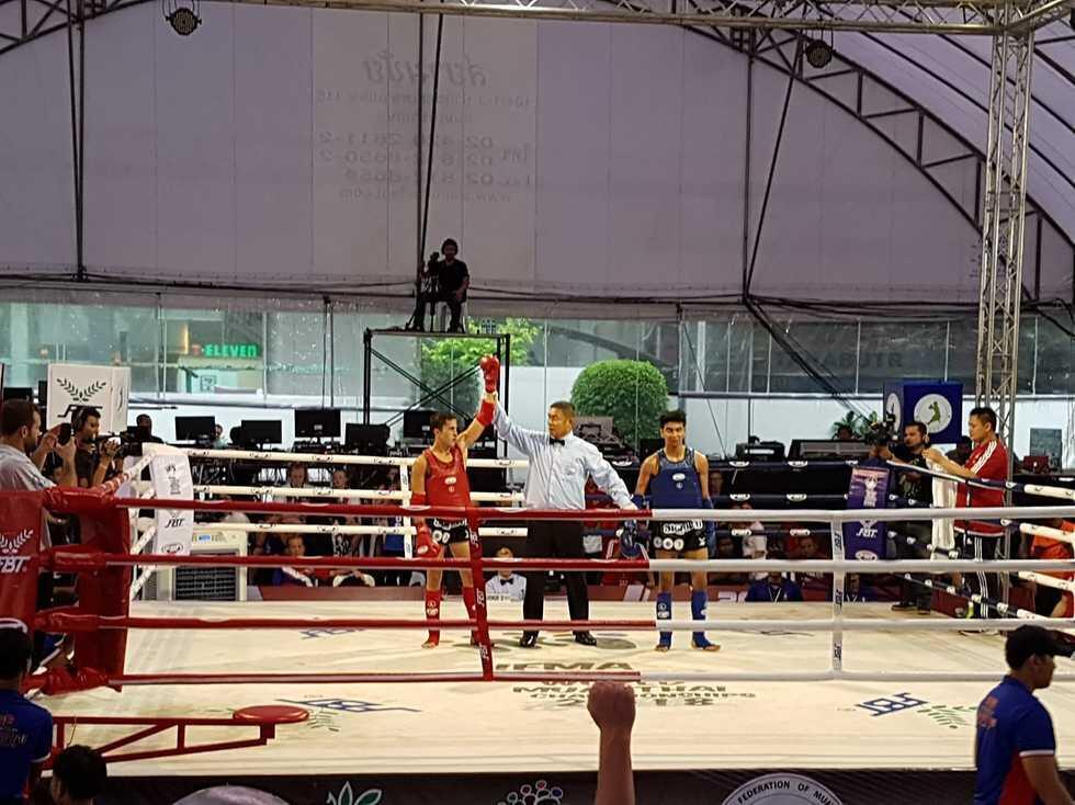 Амит на ринге. Фото: федерация бокса