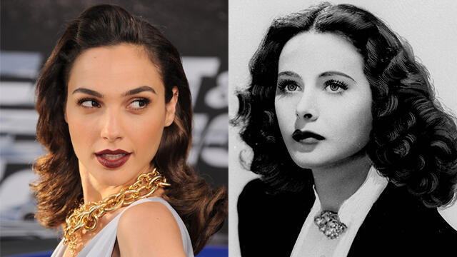 Галь Гадот и Хеди Ламарр. Фото: AP (צילום: AP) Галь Гадот и Хеди Ламарр. Фото: AP