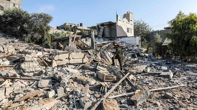 Damage in Gaza following IDF attacks