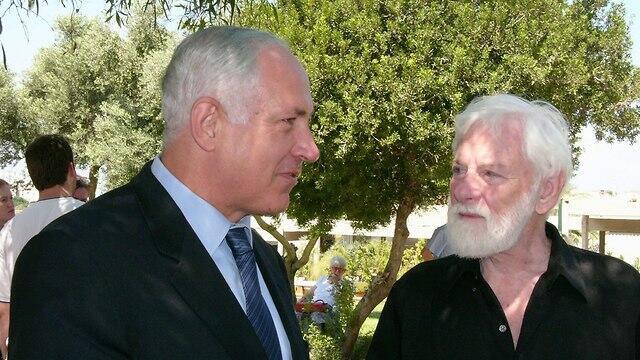 Avnery with PM Netanyahu
