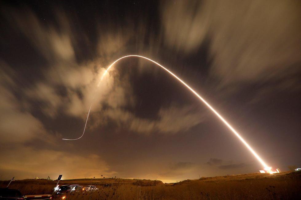 Iron Dome intercepts rocket, 2018