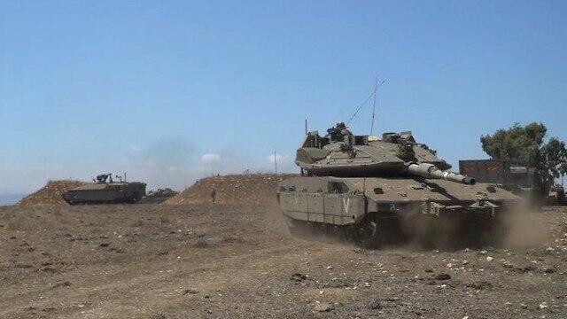 Бронетехника на учениях. Фото: пресс-служба ЦАХАЛа