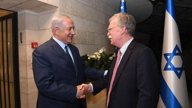 PM Benjamin Netanyahu and US National Security Advisor John Bolton (צילום: חיים צח לע"מ) PM Benjamin Netanyahu and US National Security Advisor John Bolton