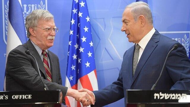 Benjamin Netanyahu and John Bolton