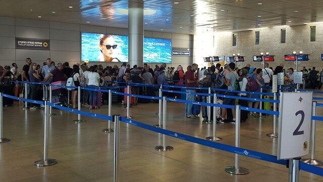 В аэропорту Бен-Гурион. Фото: Итай Шикман