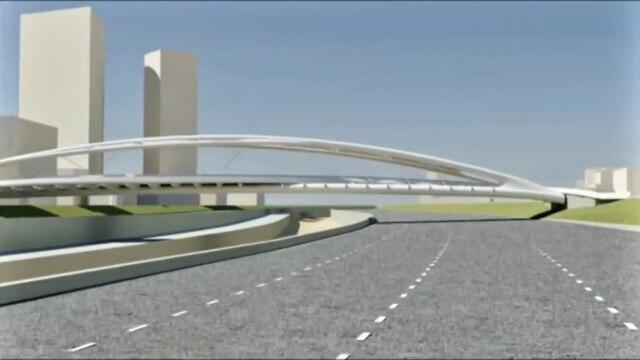 Мост Йегудит в Тель-Авиве. Проект: "Хен адрихалим"