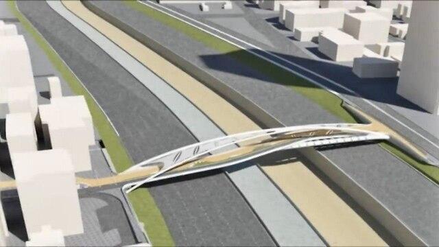 Мост Йегудит в Тель-Авиве. Проект: "Хен адрихалим"