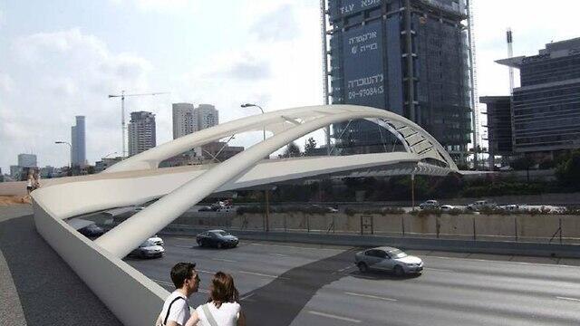 Мост Йегудит в Тель-Авиве. Проект: "Хен адрихалим"