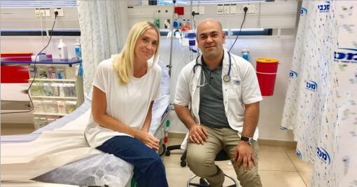 Доктор Рабиа и Рокси. Фото: "Клалит" (Доктор Рабиа и Рекси. Фото: "Клалит") Доктор Рабиа и Рокси. Фото: "Клалит"