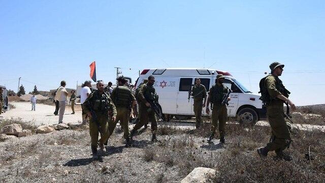 Left-wing activists evacuated to the hospital 