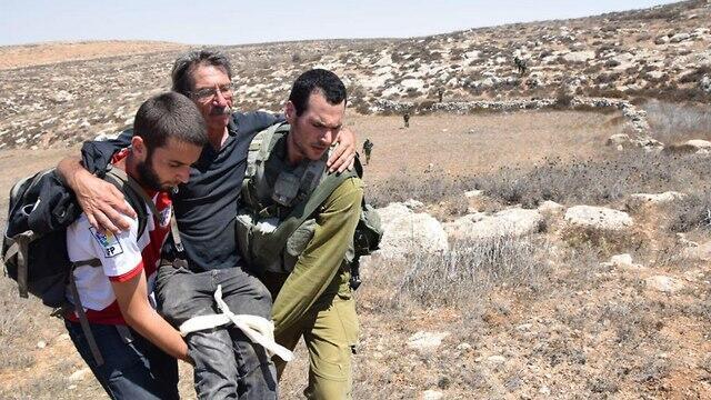 Left-wing activists wounded in Mitzpe Yair  