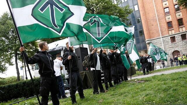 Stockholm Neo-Nazi rally 
