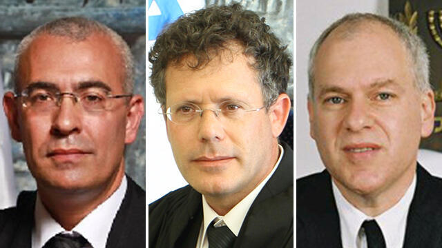 Supreme Court Justices Uzi Fogelman, Isaac Amit, and Ofer Grosskopf. (צילום: אתר בתי המשפט, עטא עוויסאת) Supreme Court Justices Uzi Fogelman, Isaac Amit, and Ofer Grosskopf.