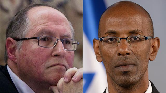 Эльяким Рубинштейн и Авека Зана. Фото: Охад Цвигенберг и пресс-служба минюста 