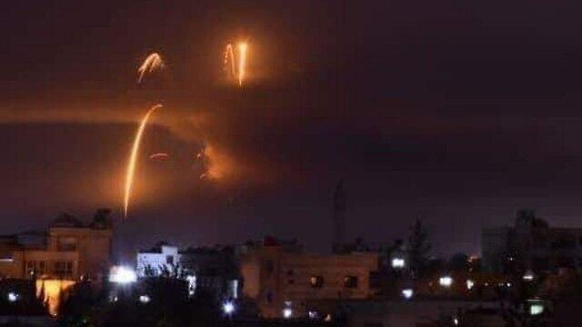 Scene of explosion at Mezzeh airbase