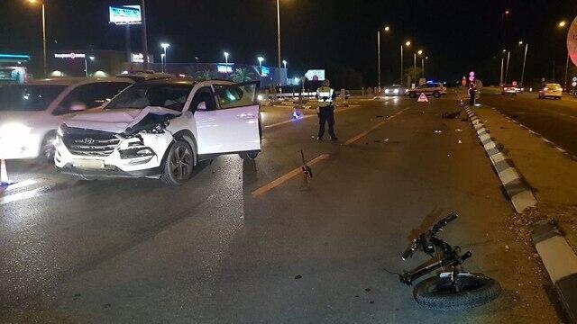 Авария с участием электровелосипеда. Фото: пресс-служба полиции