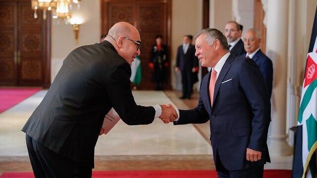 King Abdullah II and Amir Weissbrod