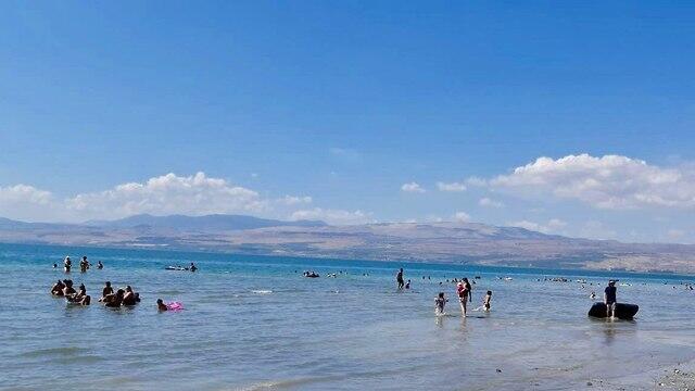 The Sea of Galilee in summer