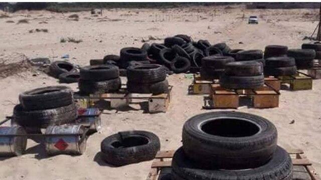 Подготовка к "регате автопокрышек", 10 сентября