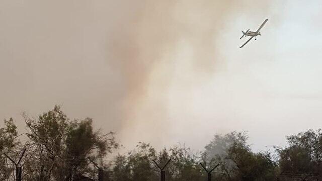 Фото: пресс-служба Управления пожарной охраны (צילום: דוברות כב"ה מחוז יו"ש) Фото: пресс-служба Управления пожарной охраны