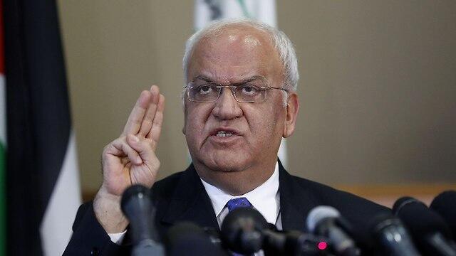 Saeb Erekat, executive secretary of the Palestine Liberation Organization (Photo: AFP) (צילום: AFP) Saeb Erekat, executive secretary of the Palestine Liberation Organization (Photo: AFP)