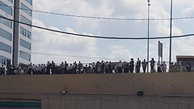 Ultra-Orthodox protest against Shabbat desecration nullnull Ultra-Orthodox protest against Shabbat desecration